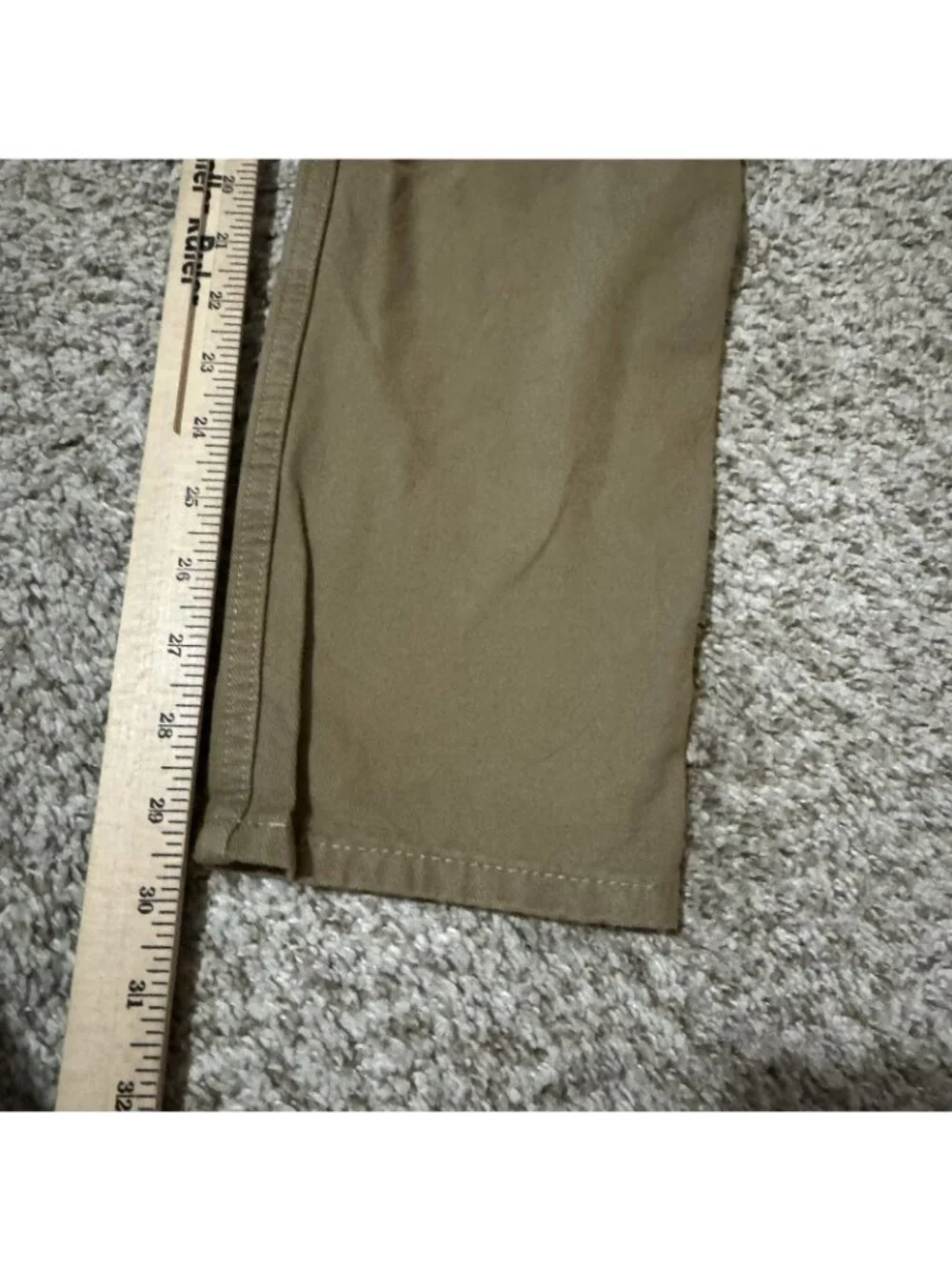 Levi's 512 Jeans Men's W31 L32 Slim Khaki Brown Cotton Stretch
